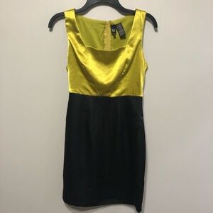 Sexy Cocktail Dress Black & Green Mini